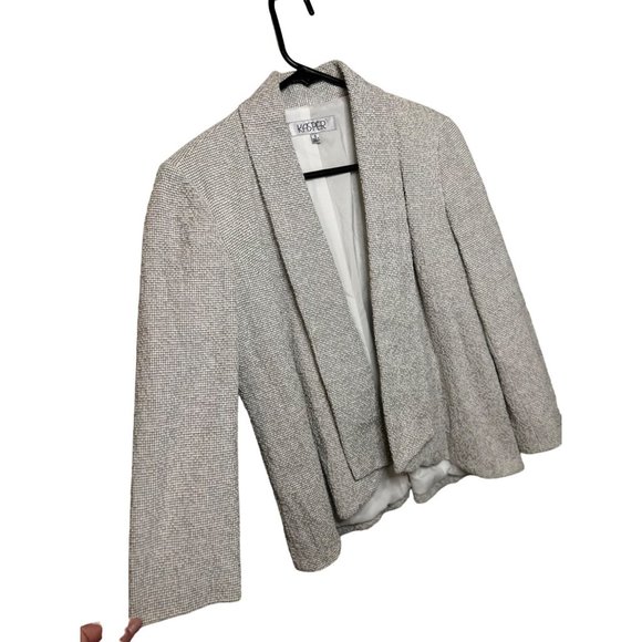NWT Kasper Ladies Open Stylish Business Sophisticated Layering Light Blazer SZ 6 - Picture 4 of 11